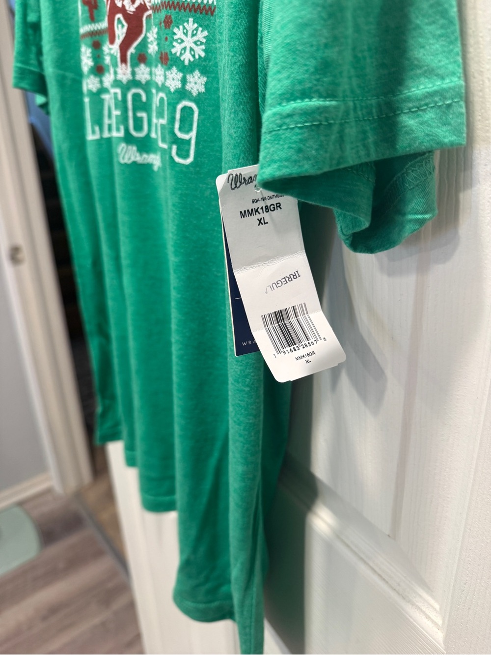 Wrangler NWT Long Live Cowboys Las Vegas 2019 NFR Graphic T-Shirt XL Green - Picture 5 of 8